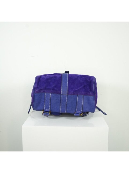 Gucci Purple Suede Backpack